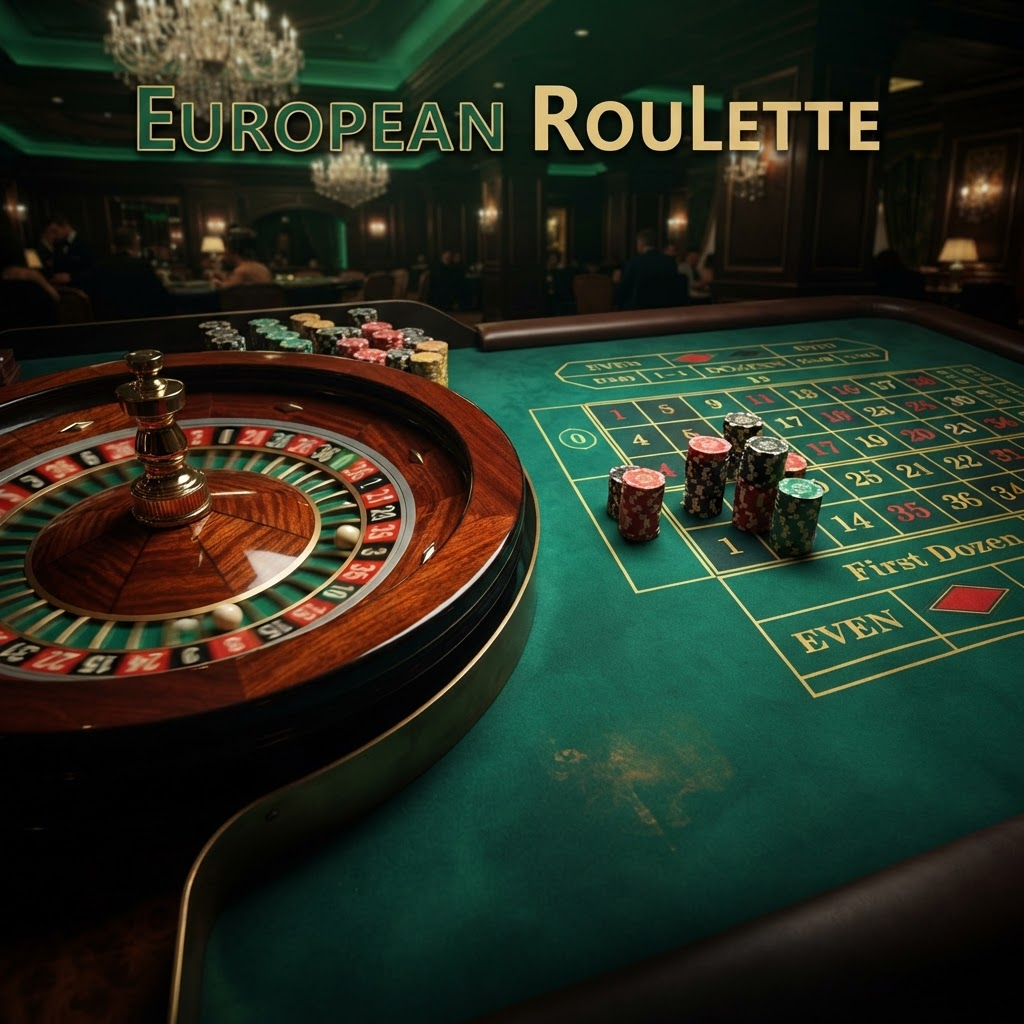 European Roulette table game